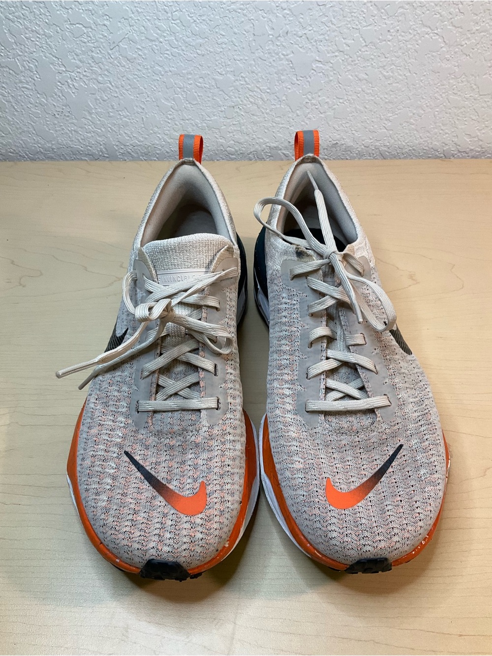 Nike Invincible Run 3 Running Shoes Beige Orange